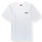 SUPREME WASHED SCRIPT LOGO COTTON T-SHIRT WHITE L