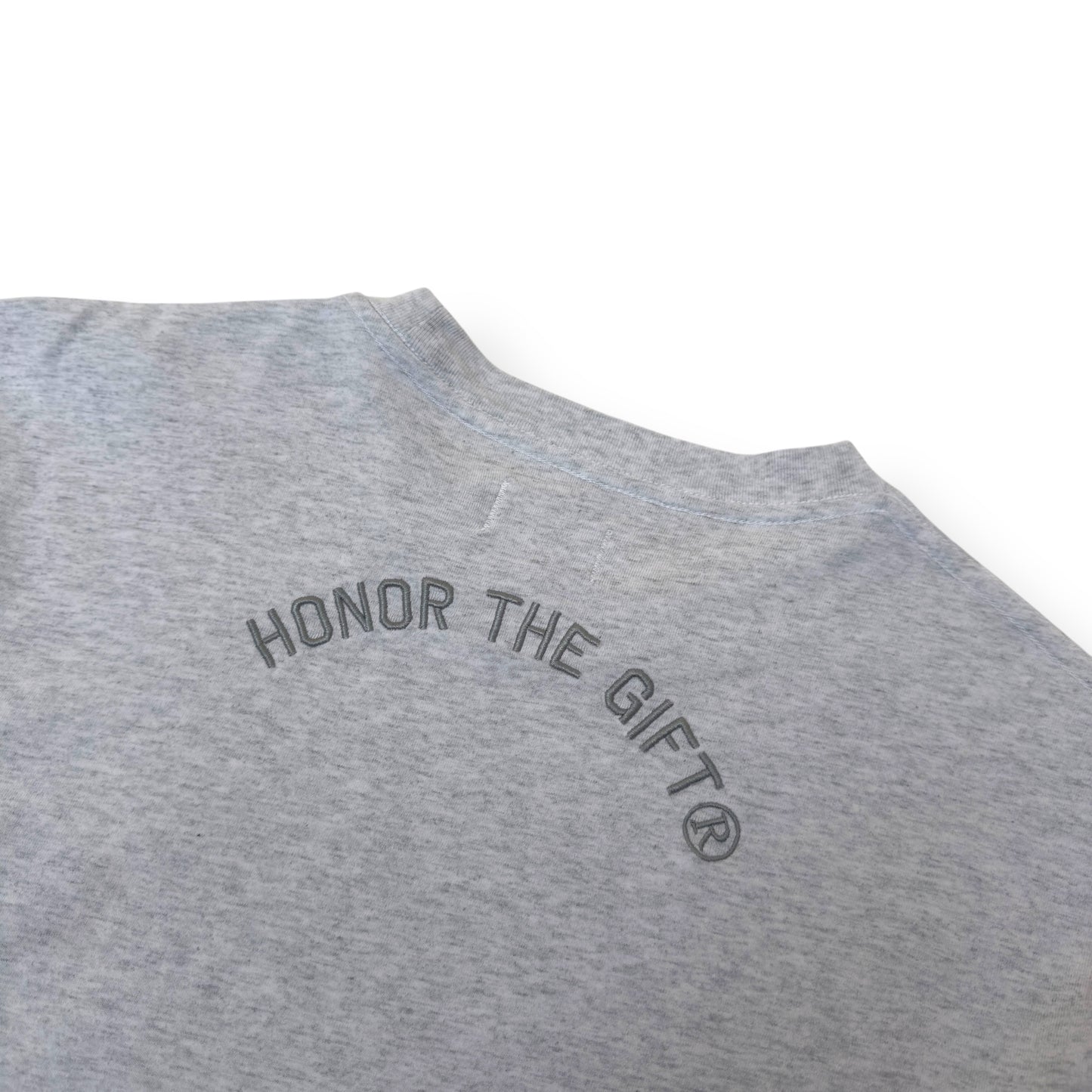 HONOR THE GIFT HTG DEDICATION T-SHIRT HEATHER GREY L