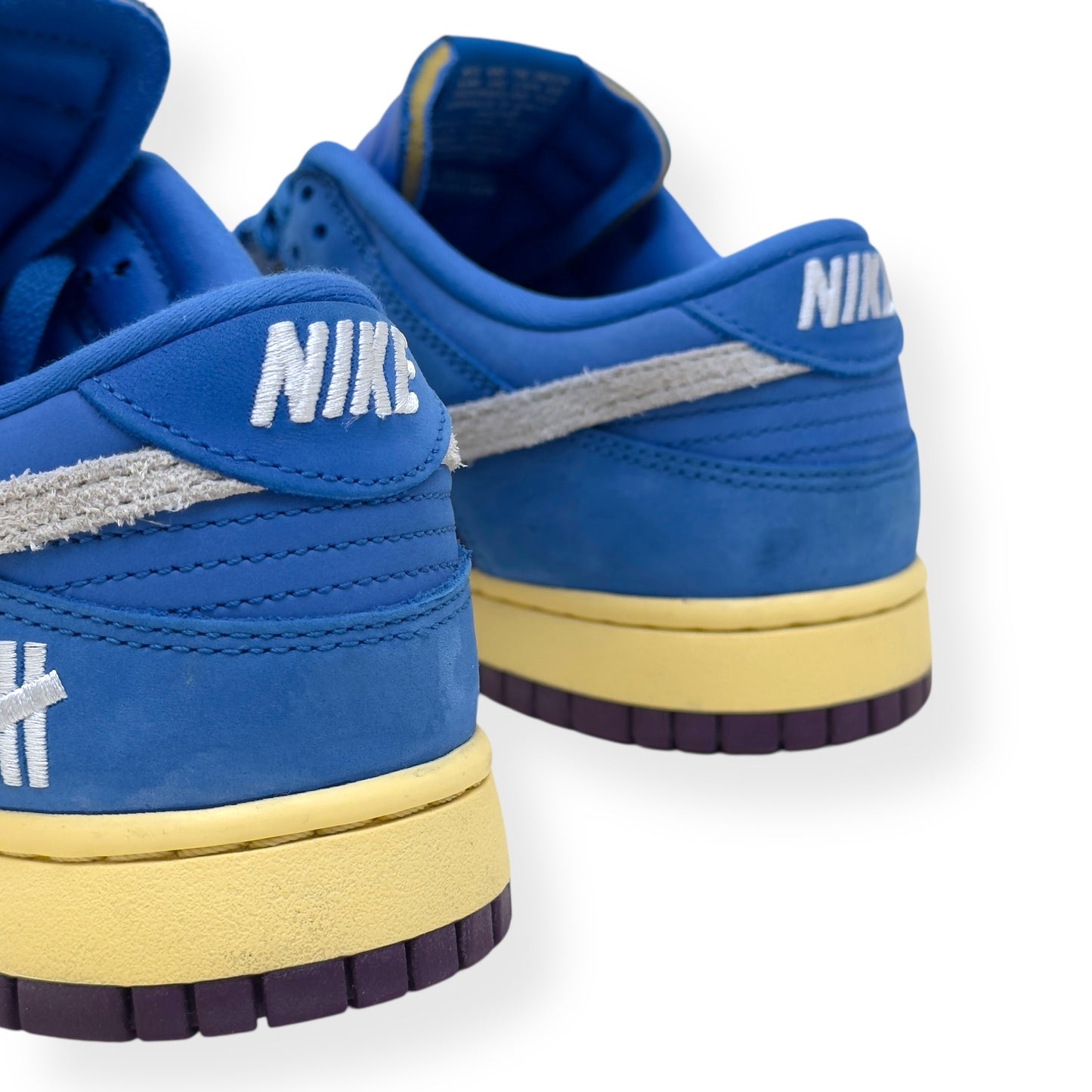 NIKE X UNDEFEATED DUNK LOW SP SNEAKER BLUE / PURPLE UK8