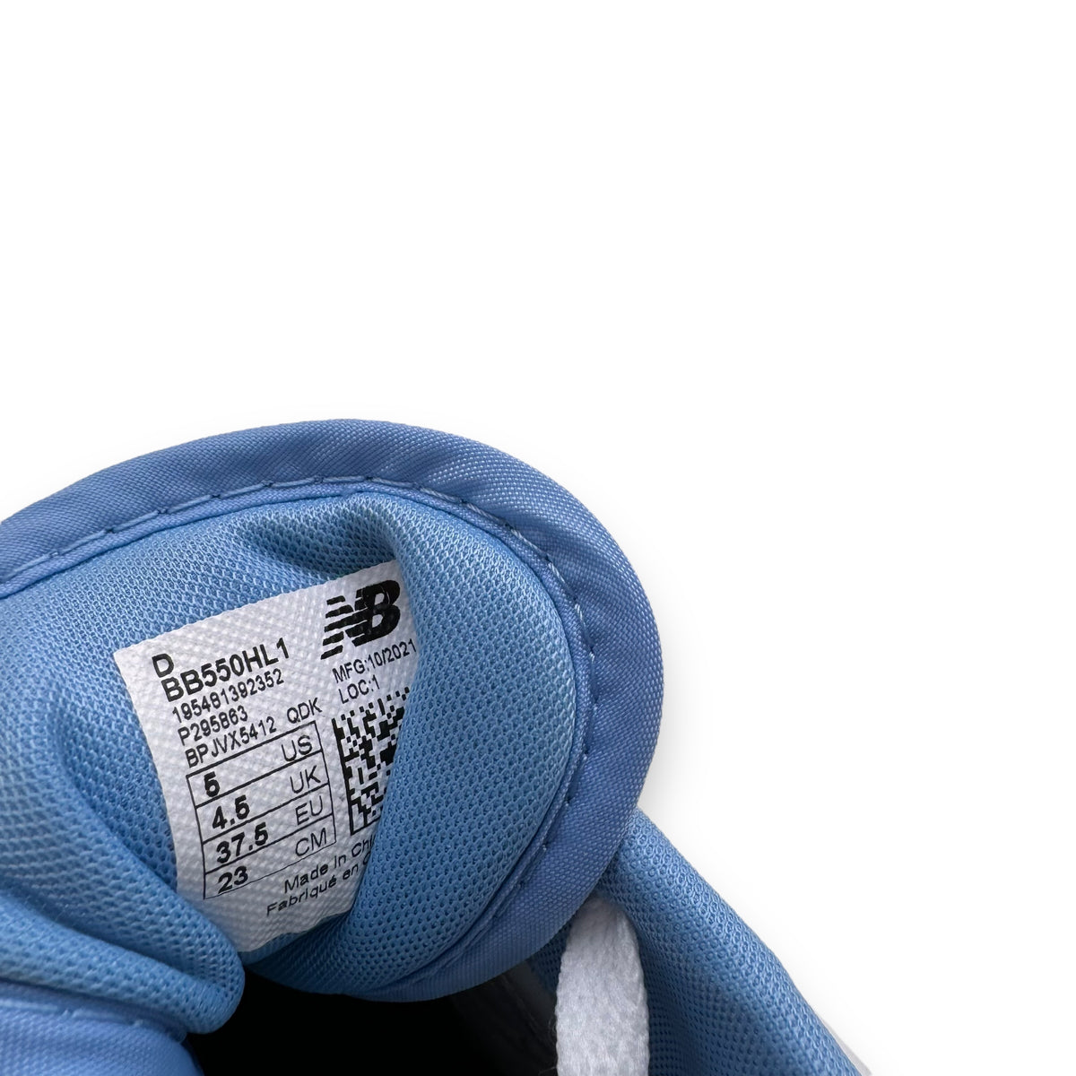 NEW BALANCE 550 SNEAKER BLUE / WHITE UK4.5