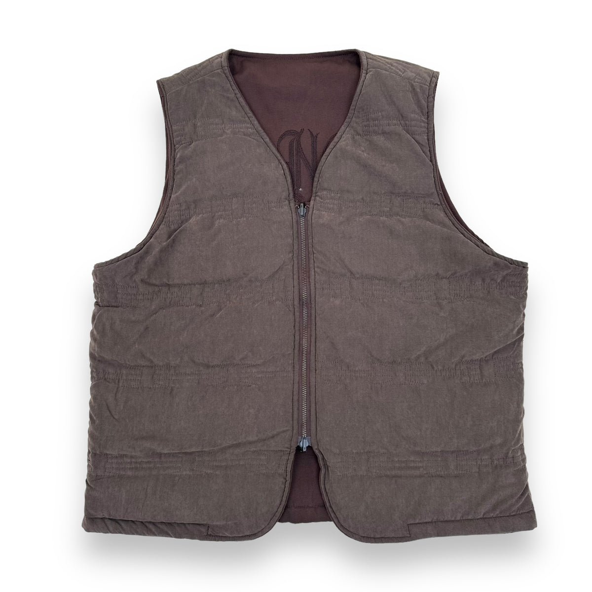 HONOR THE GIFT REVERSIBLE VEST BROWN L