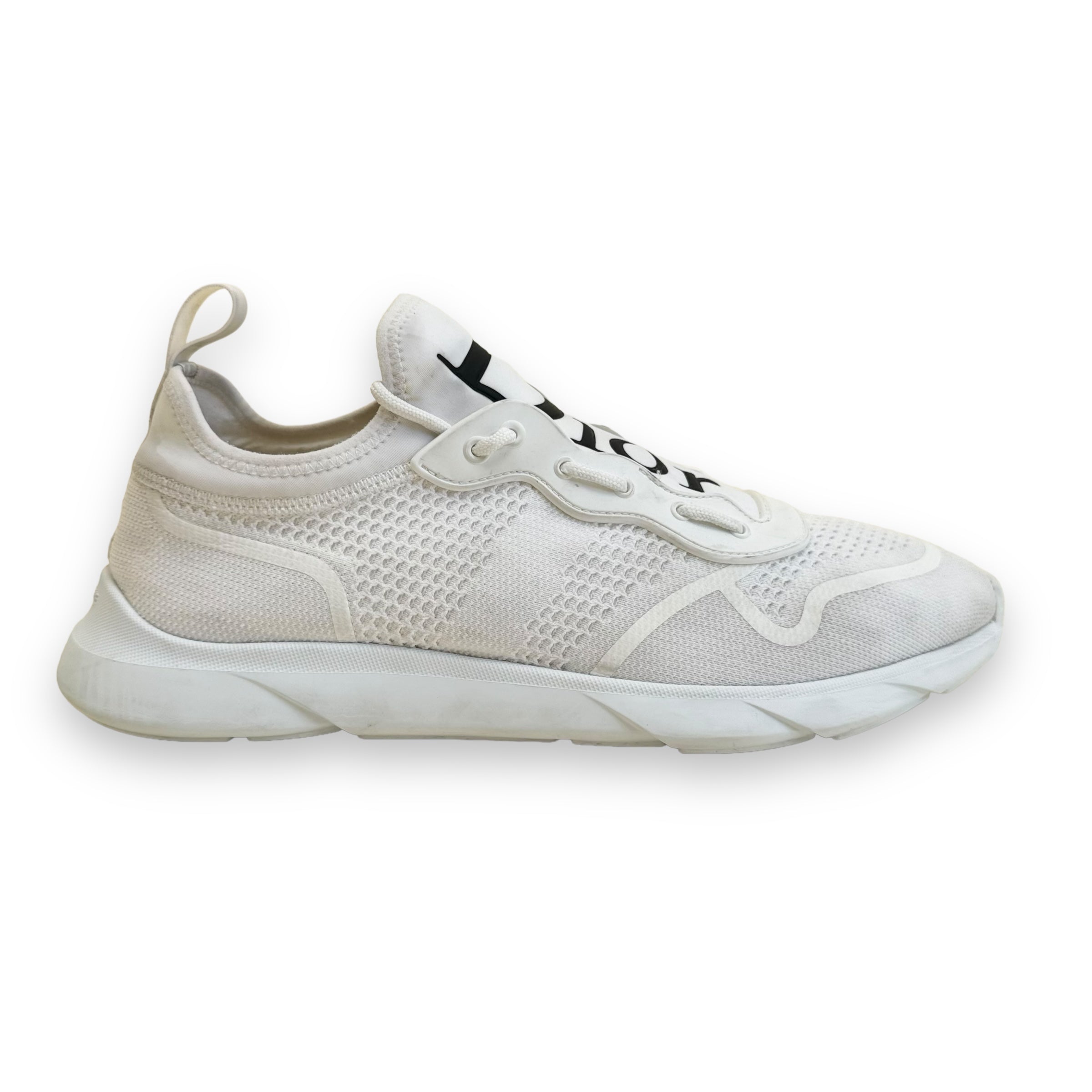 DIOR B21 NEO TECHNICAL KNIT SNEAKER WHITE UK12