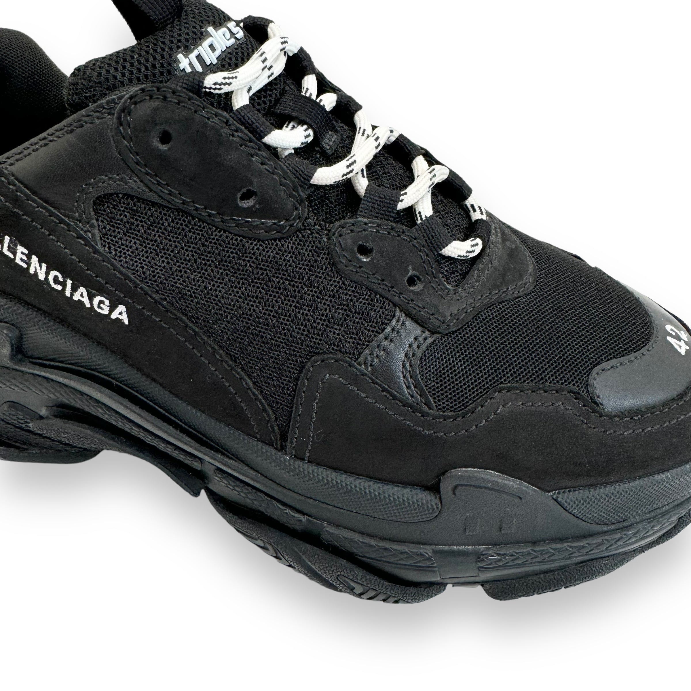 BALENCIAGA TRIPLE S SNEAKER BLACK UK8