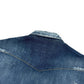 DSQUARED2 DISTRESSED DENIM SHIRT BLUE L