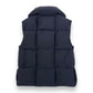 BOTTEGA VENETA OVERSIZED INTRECCIATO QUILTED DOWN GILET PUFFER BLACK S