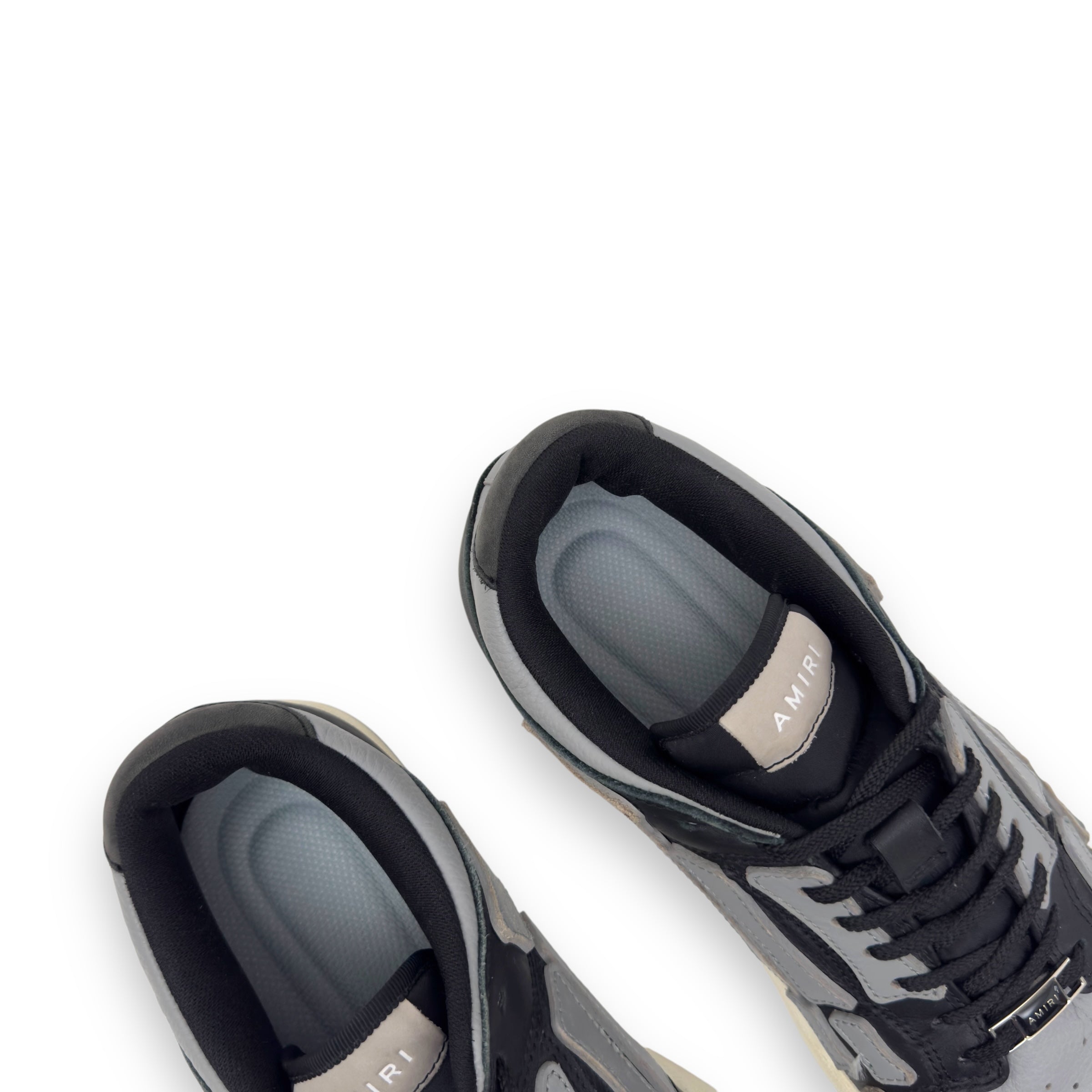 AMIRI SKEL LOW TOP SNEAKER BLACK / GREY UK11