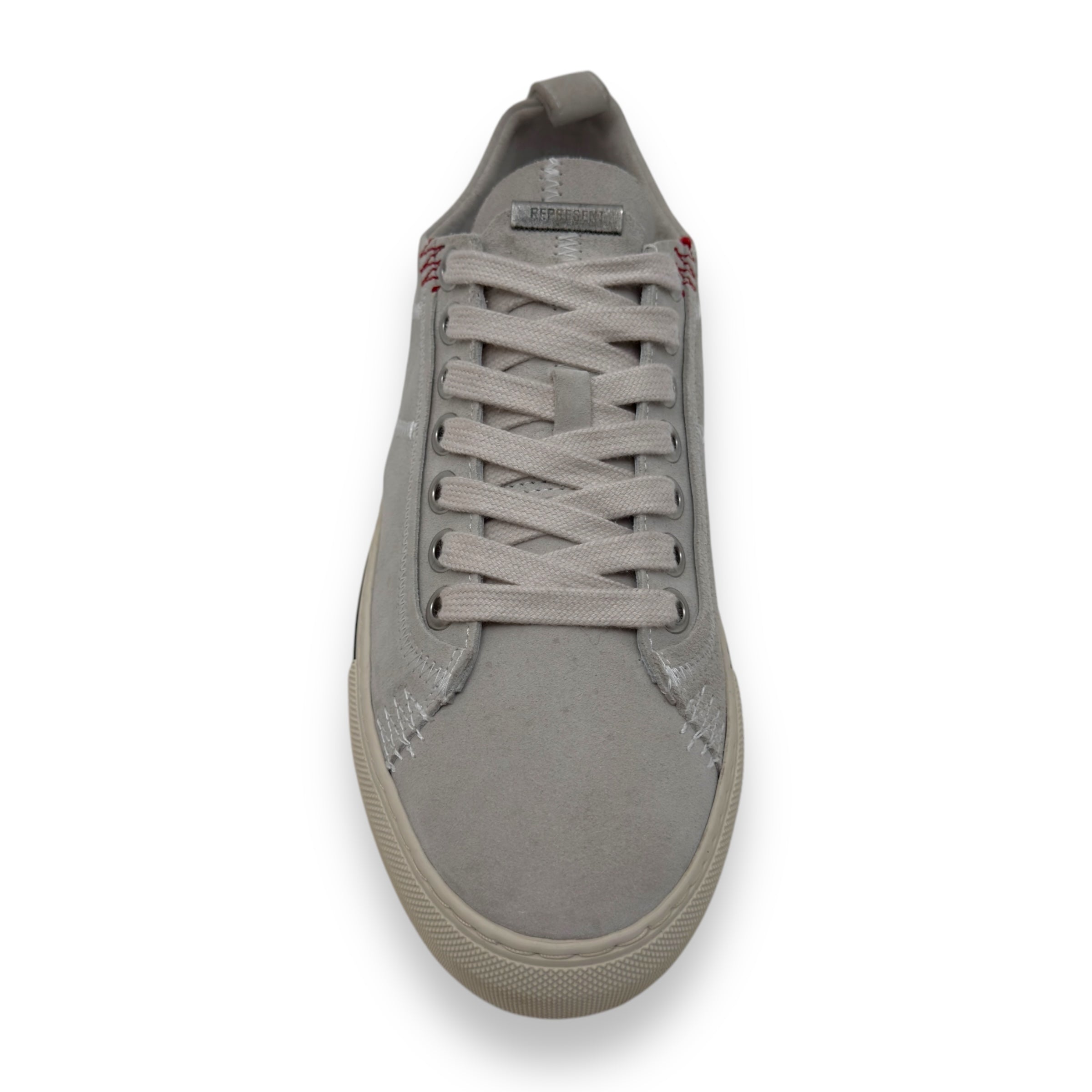 REPRESENT ALPHA LOW TOP SUEDE SNEAKER VINTAGE WHITE UK10