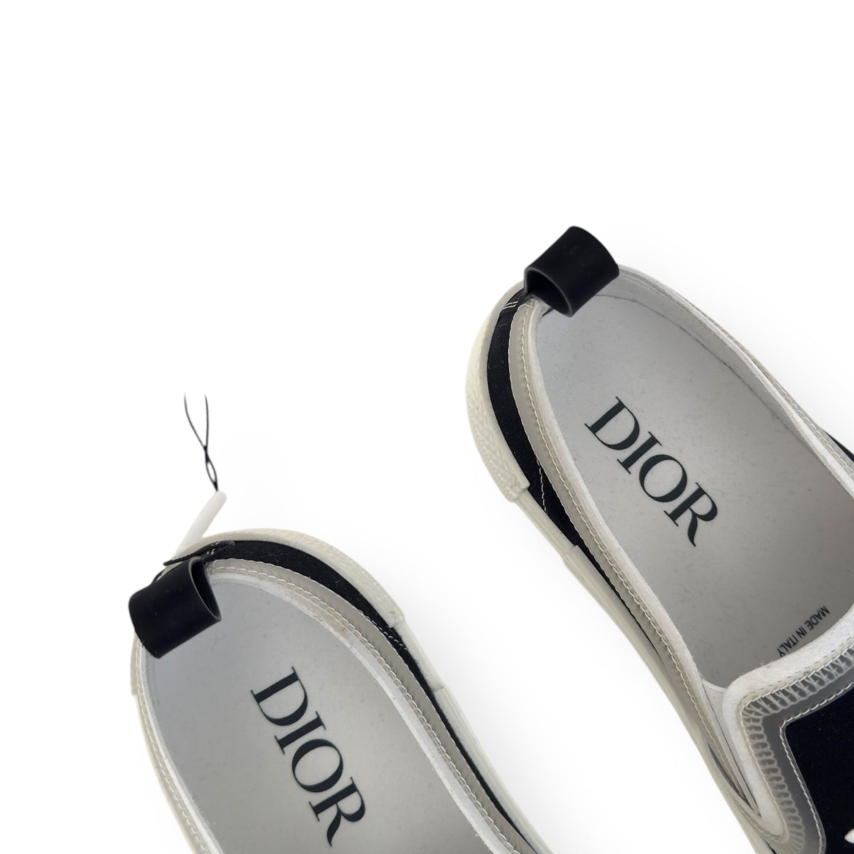 DIOR X SHAWN STUSSY B23 SLIP ON SNEAKER WHITE / BLACK UK8.5