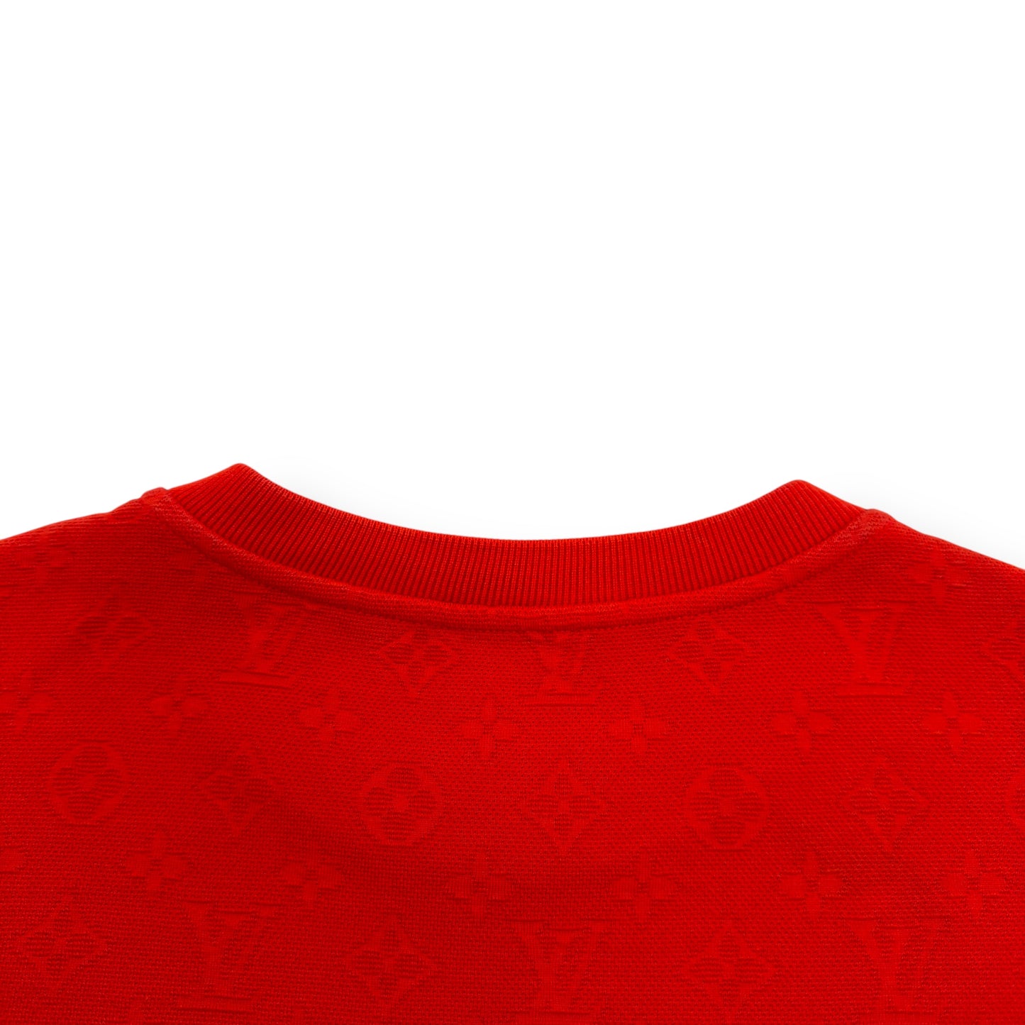 LOUIS VUITTON SIGNATURE 3D POCKET MONOGRAM T-SHIRT RED L