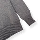 AMI PARIS AMI DE COEUR TURTLENECK SWEATER GREY / RED M