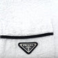 PRADA COTTON BOWLING SHIRT WHITE / BLACK M
