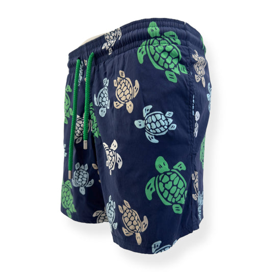 VILEBREQUIN TURTLE SWIM SHORTS NAVY M