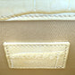 JACQUEMUS LE CHIQUITO MINI CROC EMBOSSED BAG CREAM MINI