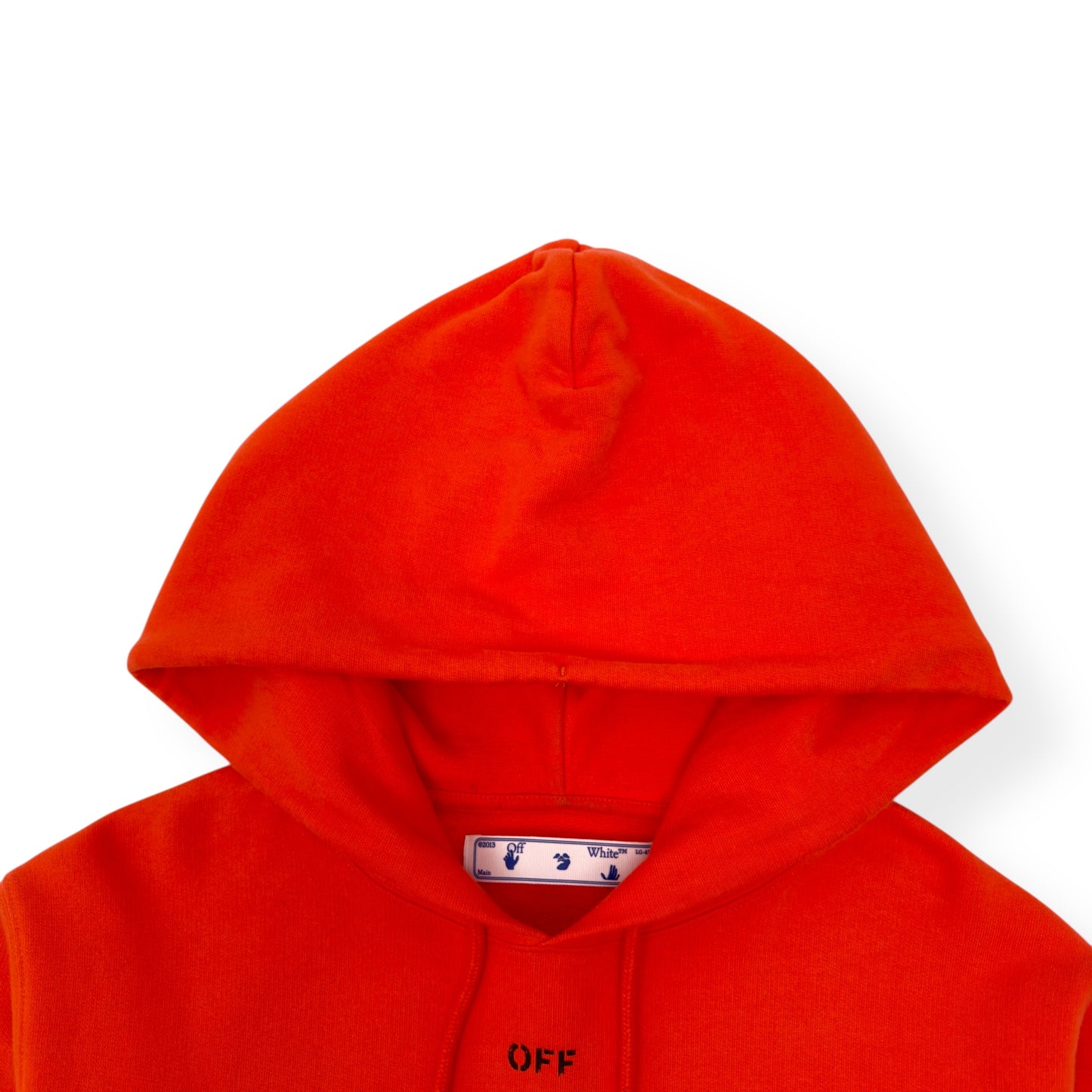 OFF-WHITE VIBE ARROW HOODIE ORANGE M