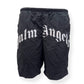 PALM ANGELS SWIM SHORTS BLACK / WHITE M