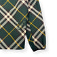 BURBERRY CHECK PRINTED JACKET GREEN L