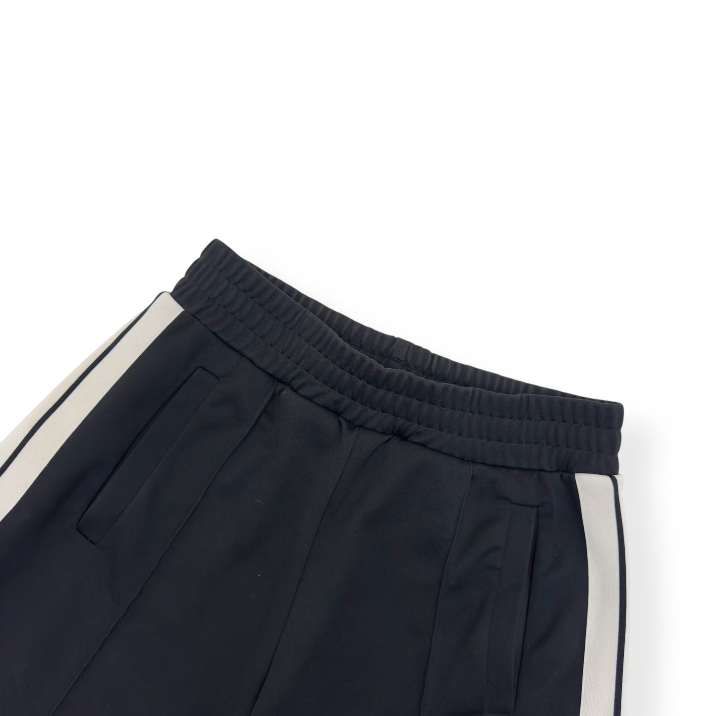 PALM ANGELS SWEAT SHORTS BLACK / WHITE S