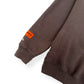 HERON PRESTON HERON PRINT CREWNECK SWEATER BROWN / ORANGE L