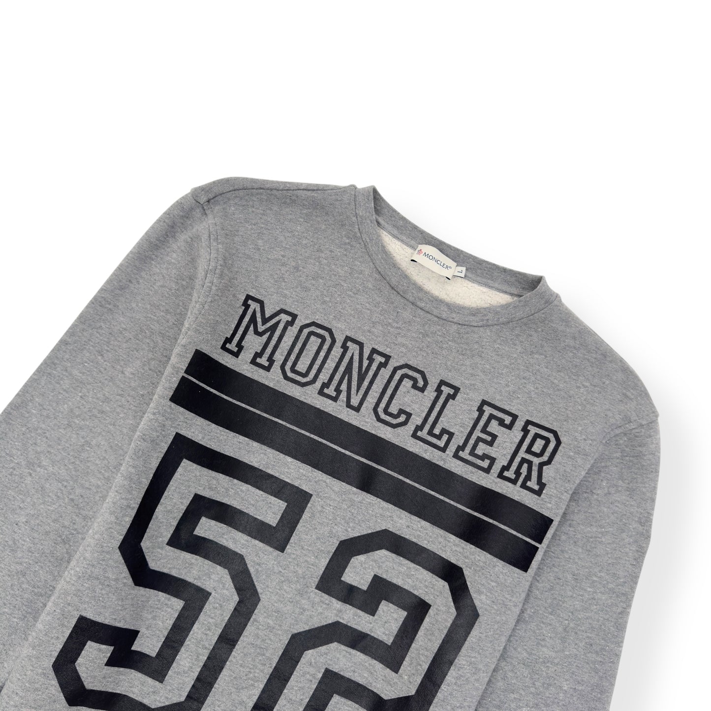 MONCLER 52 SWEATSHIRT GREY / BLACK L