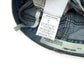 OFF-WHITE BLEACHED DENIM JEANS BLUE / WHITE W34”