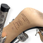 JIMMY CHOO ELAPHE PYTHON / PATENT LEATHER HEELS GREY / BLACK 36 / UK3