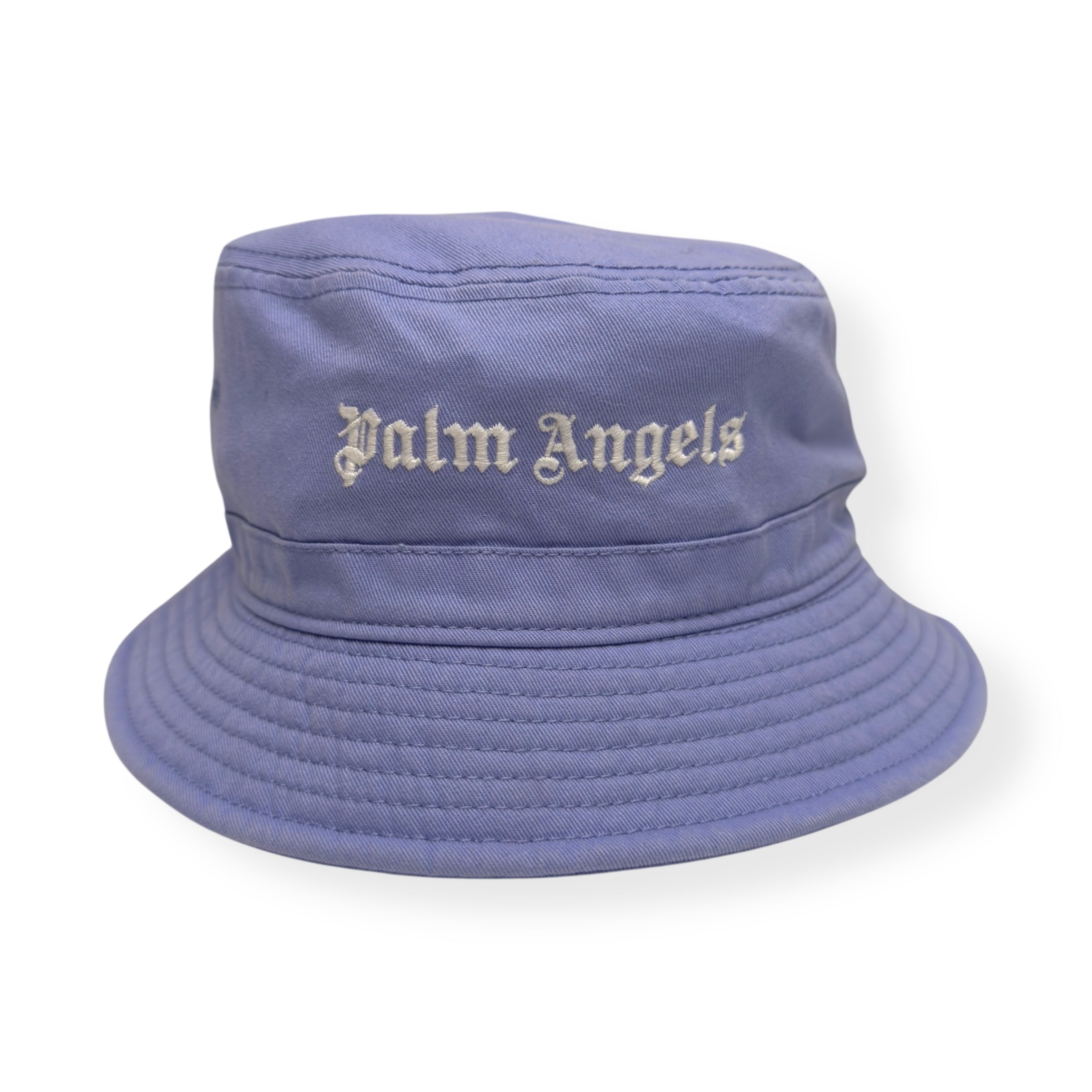 PALM ANGELS CLASSIC BUCKET HAT LILAC / WHITE O/S