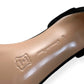 GIANVITO ROSSI PORTOFINO 105 SUEDE SANDALS BLACK 38 / UK5