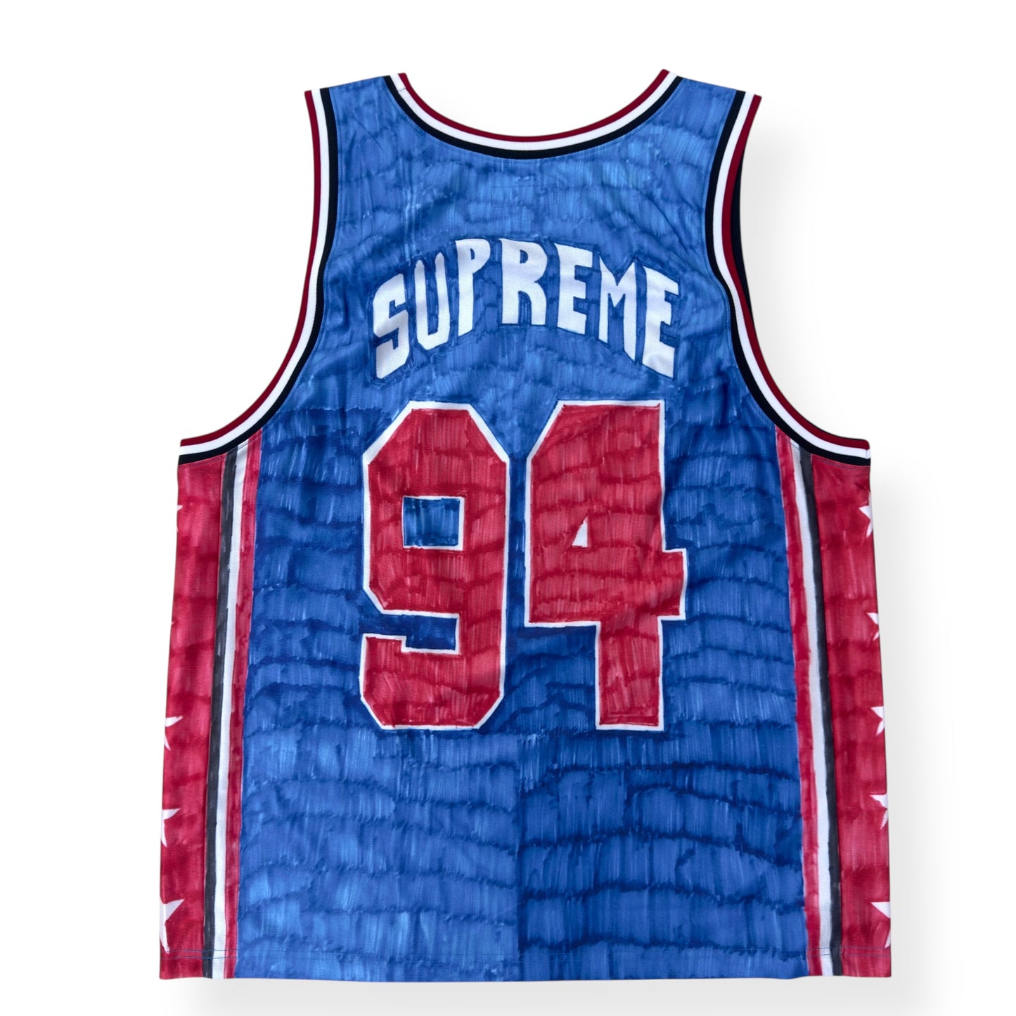 SUPREME MARKER BASKETBALL JERSEY VEST RED / BLUE / WHITE L