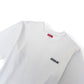 SUPREME WASHED SCRIPT LOGO COTTON T-SHIRT WHITE L