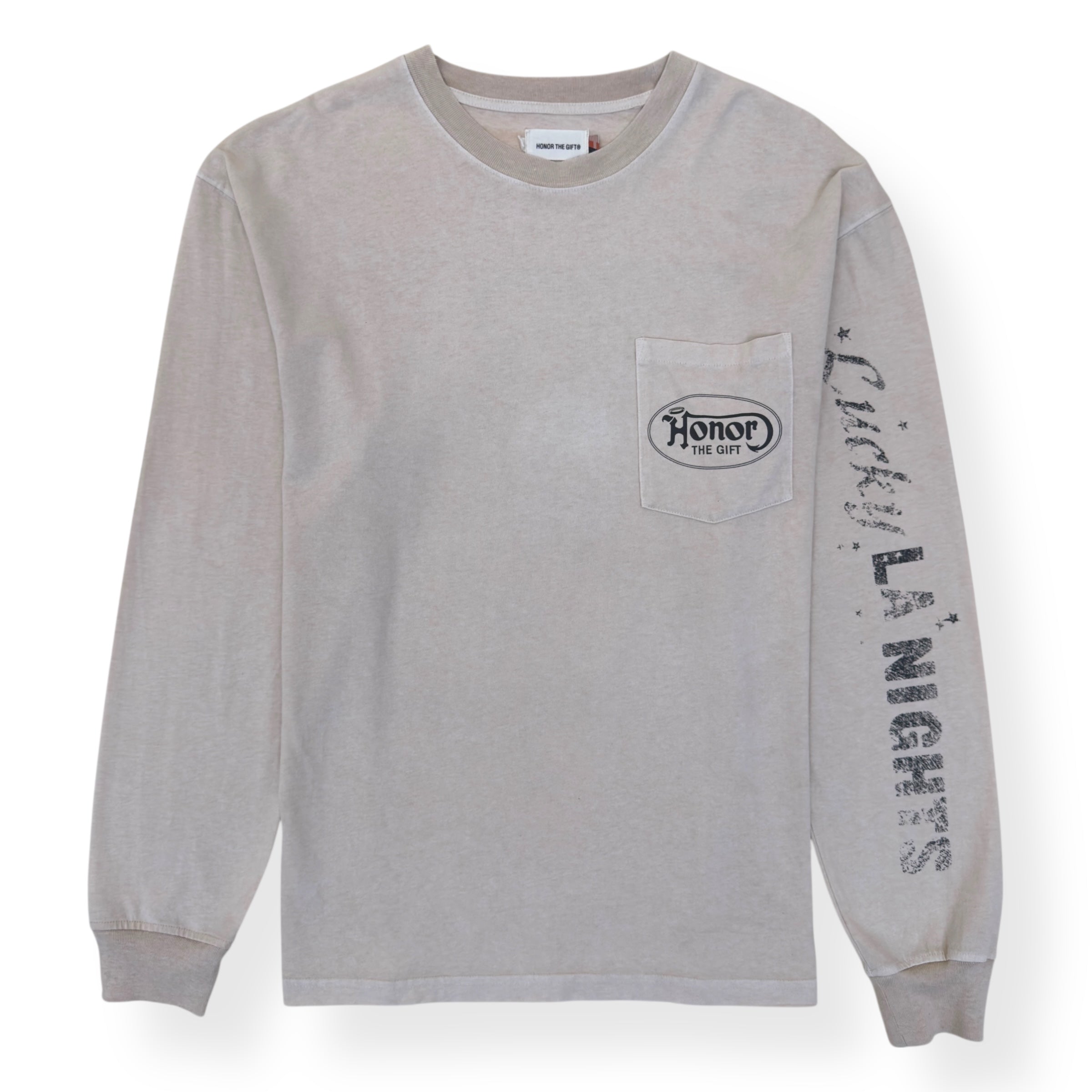 HONOR THE GIFT LUCKY HAND LONG-SLEEVE T-SHIRT CREAM L