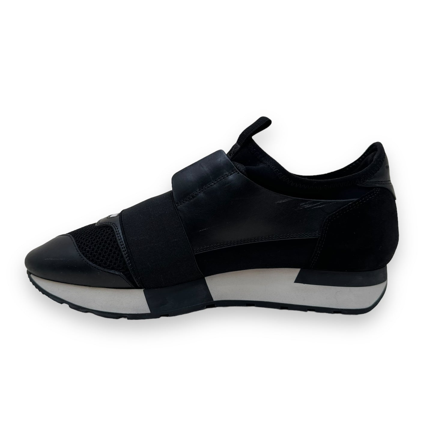 BALENCIAGA RACE RUNNER SNEAKER BLACK UK6