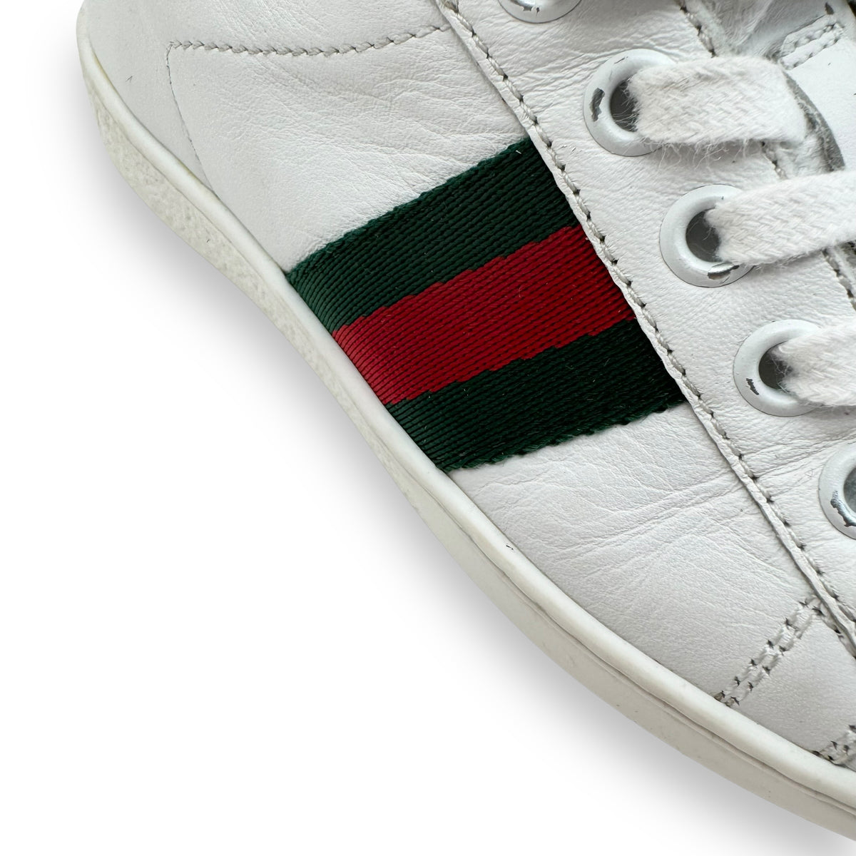 GUCCI ACE LEATHER SNEAKER WHITE UK11.5