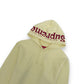 SUPREME SICK MOTHER HOODIE PALE YELLOW / RED XL