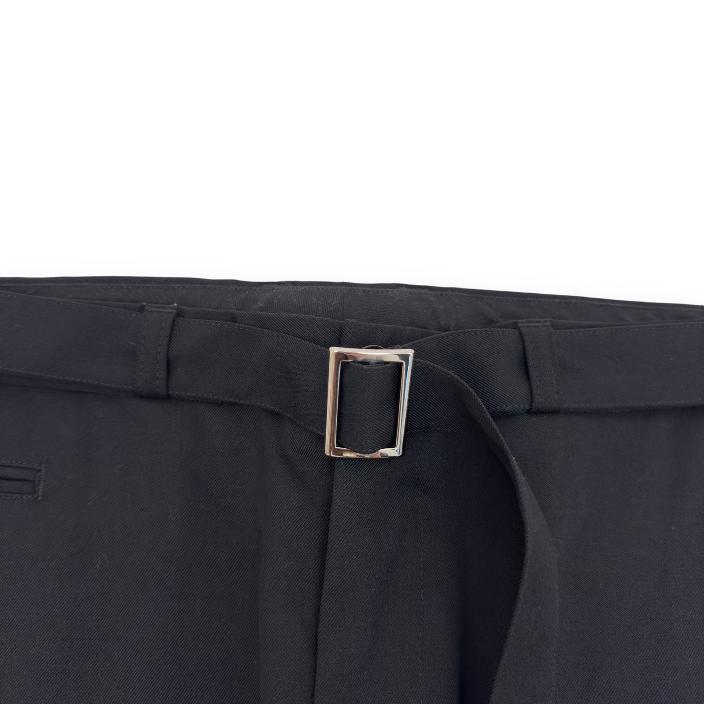 MAISON MIHARA YASUHIRO WOOL TROUSERS BLACK S