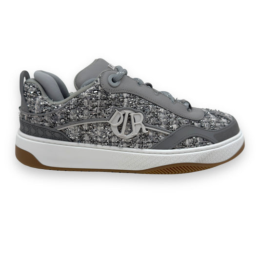 DIOR B9S SKATER TWEED SNEAKER SILVER UK11