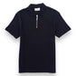 HAN KJØBENHAVN ZIP POLO SHIRT BLACK XL
