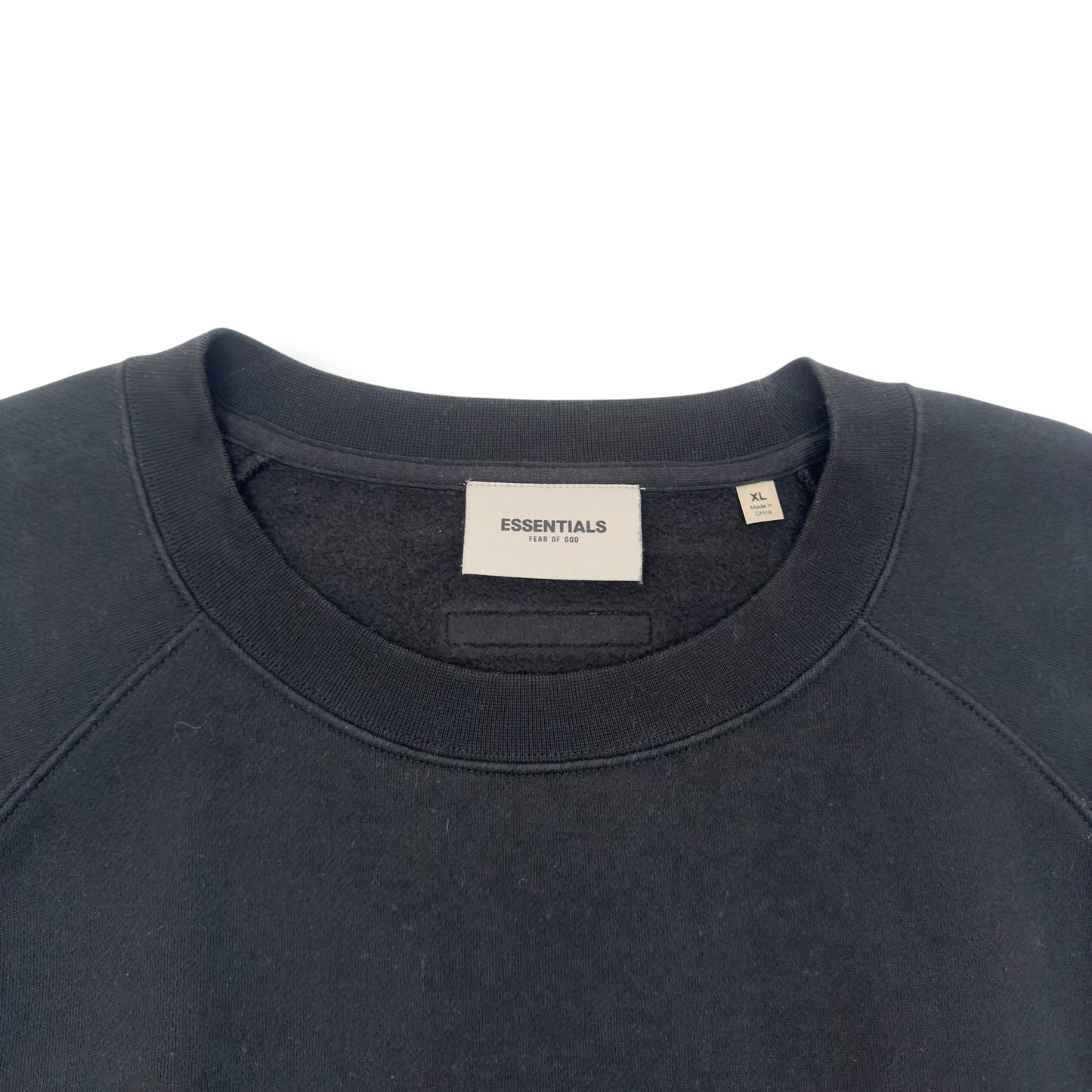 ESSENTIALS FEAR OF GOD CREWNECK SWEATSHIRT BLACK XL