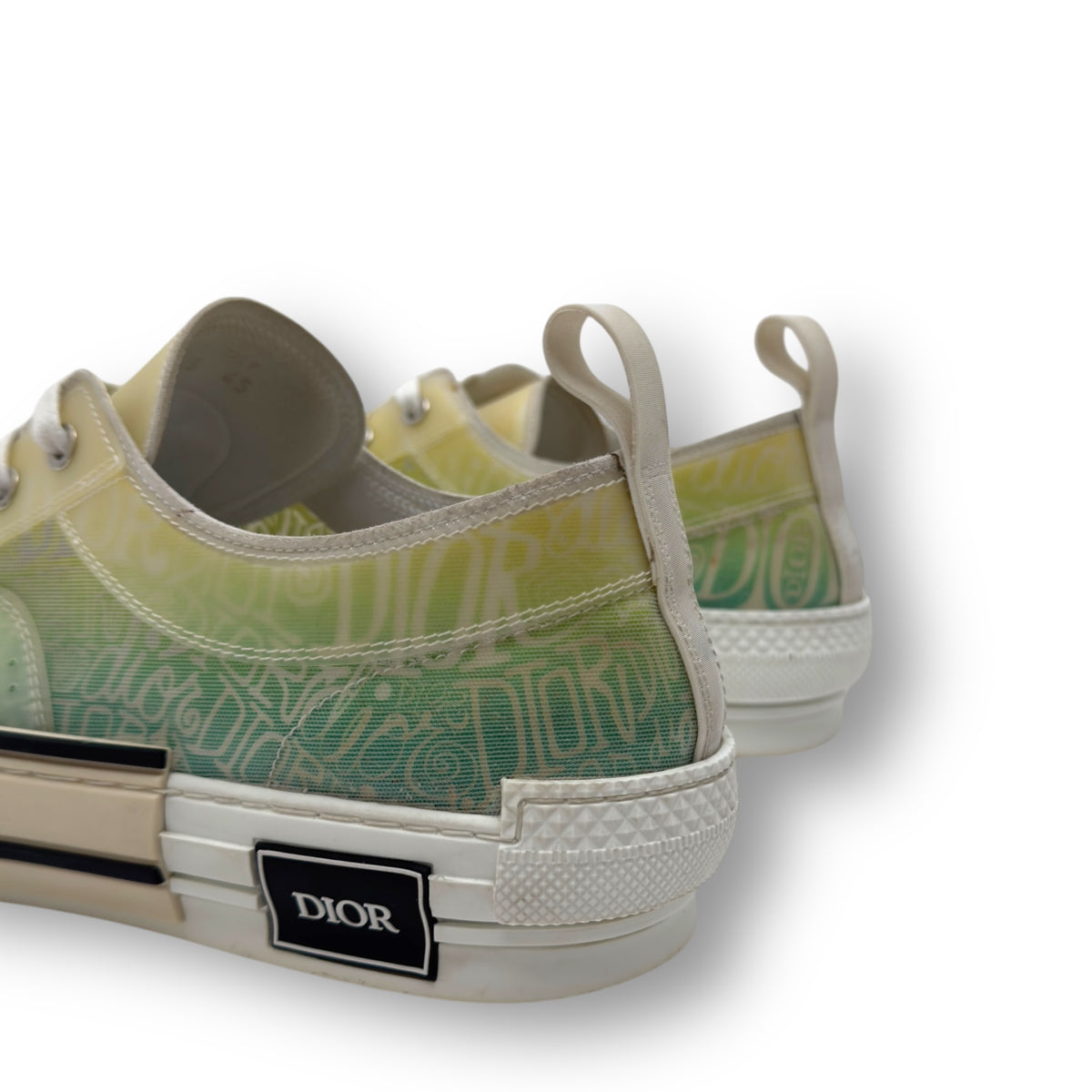 DIOR X SHAWN STUSSY B23 LOW-TOP SNEAKER BLUE / GREEN EU45 / UK11