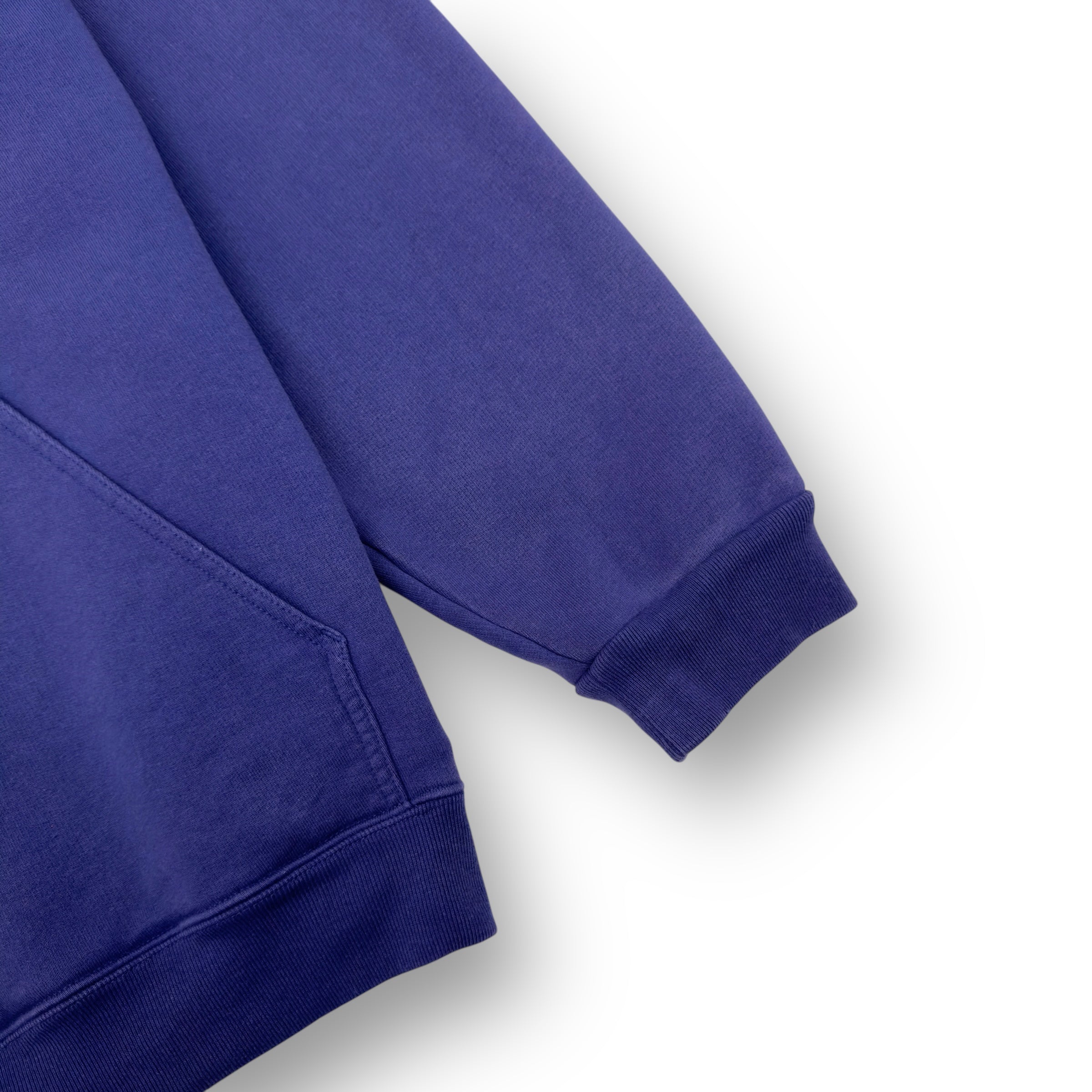 BALENCIAGA POLITICAL LOGO HOODIE BLUE L