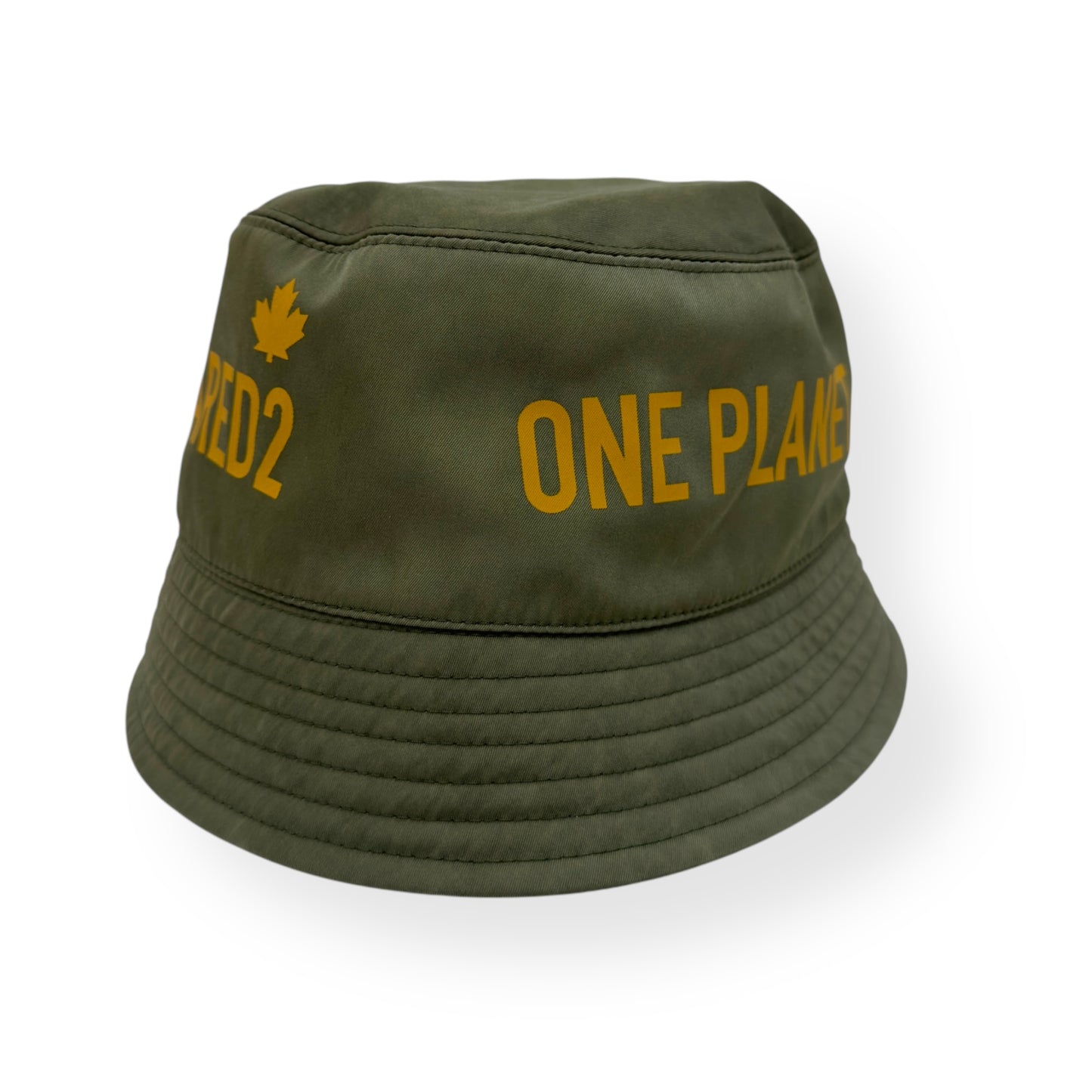 DSQUARED2 ONE PLANET BUCKET HAT GREEN S