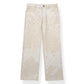 LOUIS VUITTON JACQUARD DENIM SKATE TROUSERS ECRU WHITE W34”