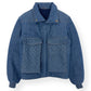 LOUIS VUITTON MONOGRAM PADDED DENIM JACKET INDIGO  FR52 / L