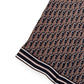 DIOR OBLIQUE SILK MONOGRAM SHIRT BROWN 40 / M