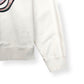 GUCCI CAT LOGO-PRINT HOODIE BEIGE / RED M