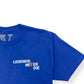 VLONE X JUICE WORLD T-SHIRT BLUE / ORNAGE L
