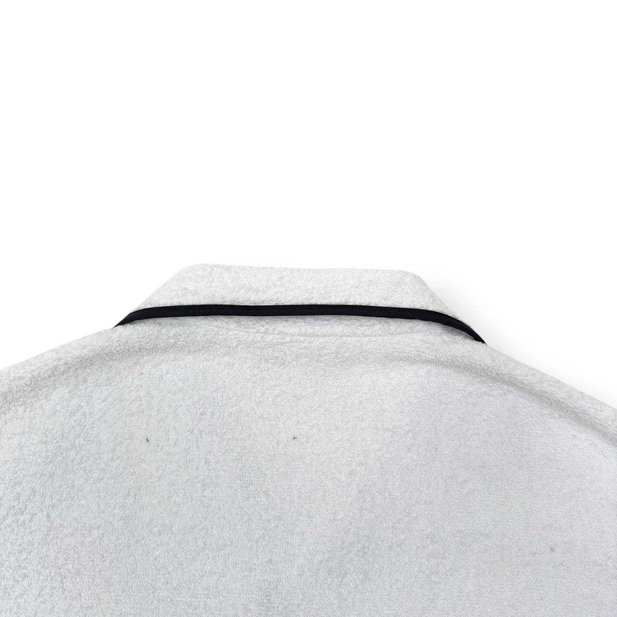 PRADA COTTON BOWLING SHIRT WHITE / BLACK M