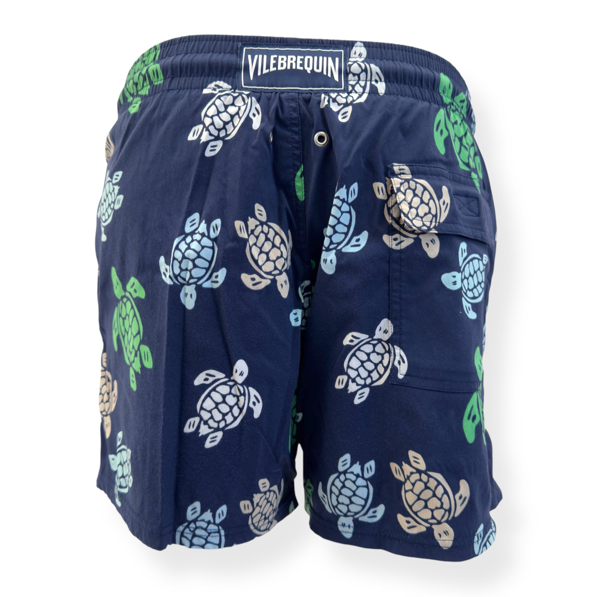 VILEBREQUIN TURTLE SWIM SHORTS NAVY M