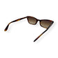 RAY BAN LADY BURBANK SUNGLASSES IN STRIPED HAVANA CLEAR / BROWN