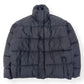 BALENCIAGA OVERSIZED QUILTED LOGO-JACQUARD SHELL PUFFER JACKET BLACK 46 / XS