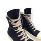 RICK OWENS DRKSHDW HOLLYWOOD HIGH TOP SNEAKER DARK DUST / MILK UK8